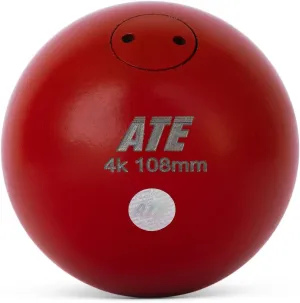 ATE Shot Put Ball, Competition Turned Iron, World Athletics Certified Track & Field Equipment - Low Cost Training Shot for Indoor Outdoor Sports (Weight Options Available)