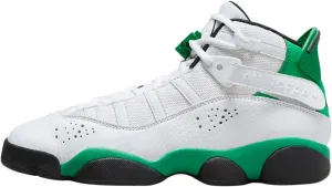Big Kid's Jordan 6 Rings White/Mystic Hibiscus (323419 116)