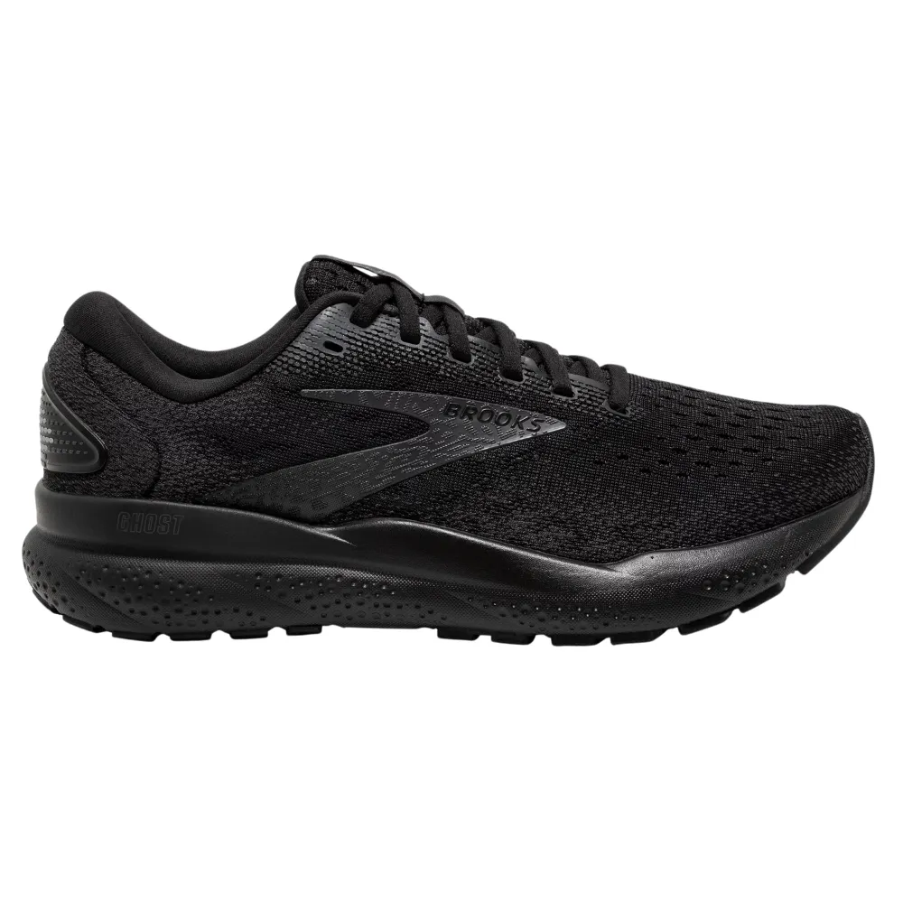 Brooks Ghost 16 Black/Black/Ebony Running Shoe (Men's)