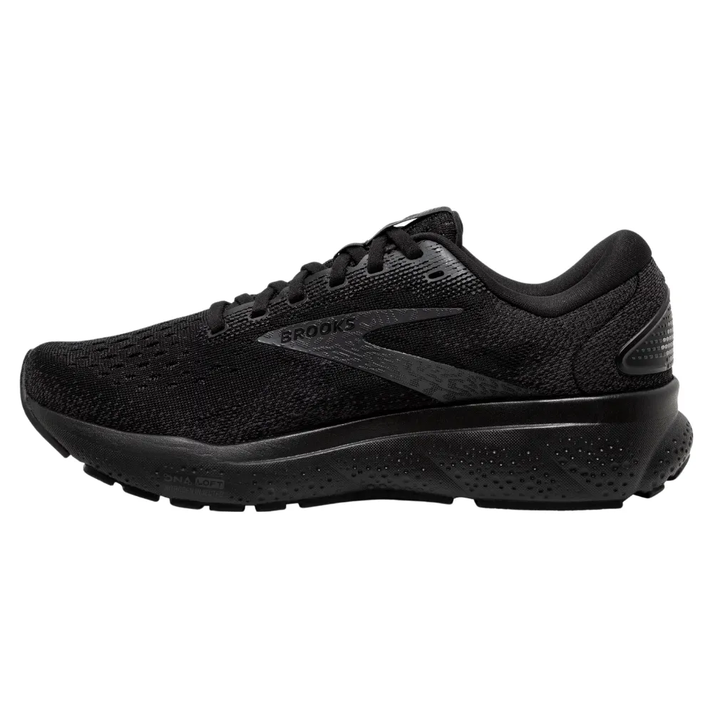 Brooks Ghost 16 Black/Black/Ebony Running Shoe (Men's)