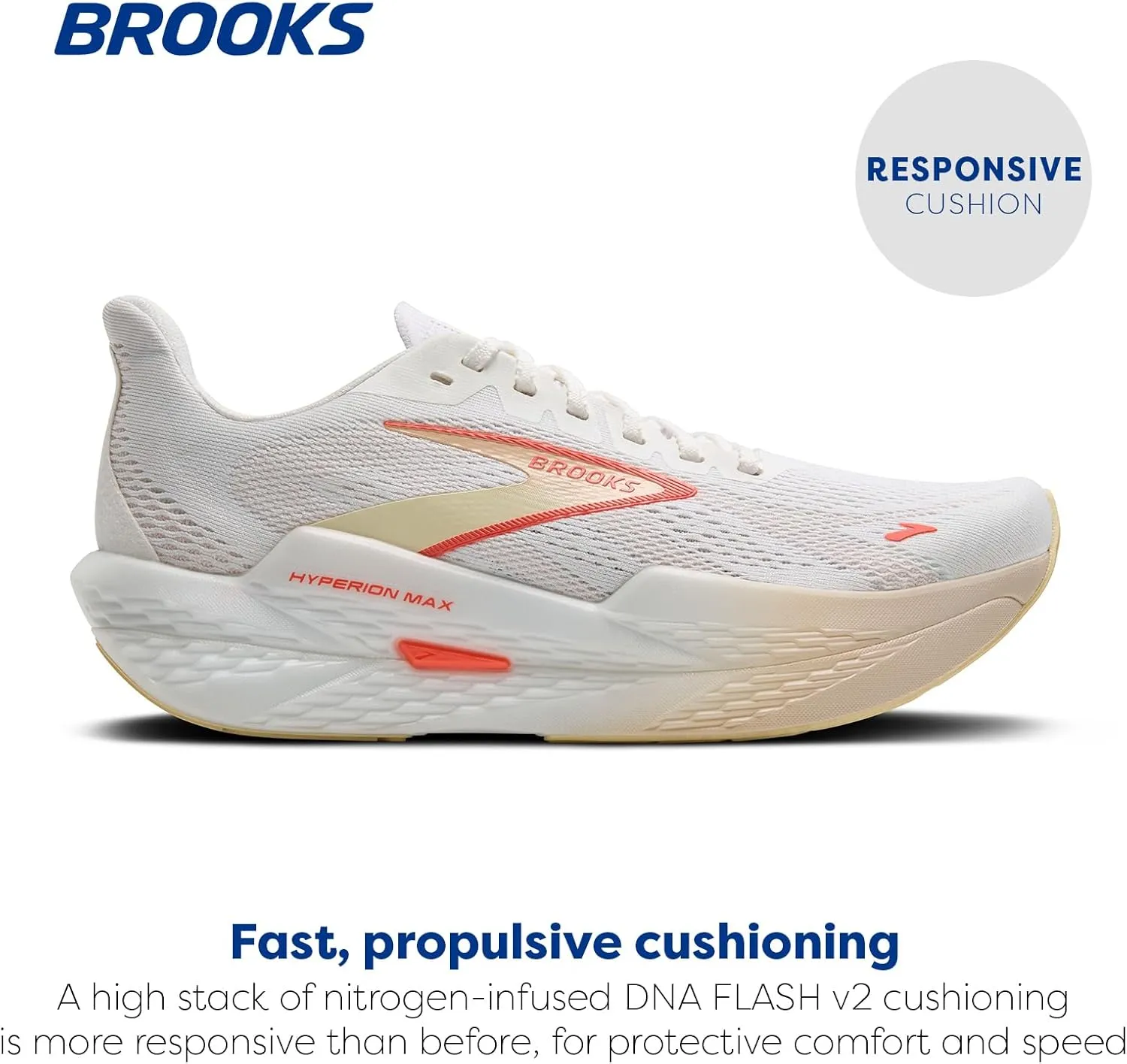 Brooks Womens Hyperion Max 2 Neutral Running Shoe