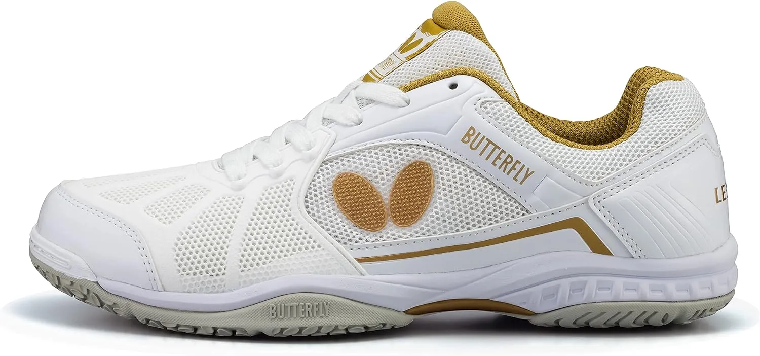 Butterfly Lezoline Rifones Shoes - Table Tennis Shoes for Men or Women - Athletic Support, Flexibility, Shock Absorbing Cushion, Gripping Ping Pong Shoe