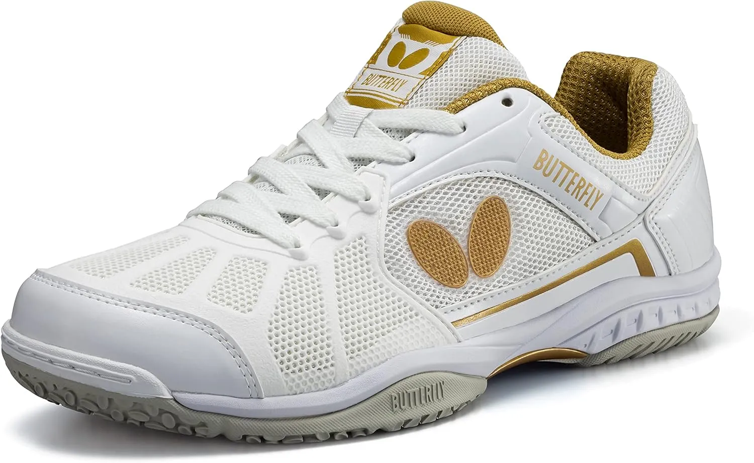 Butterfly Lezoline Rifones Shoes - Table Tennis Shoes for Men or Women - Athletic Support, Flexibility, Shock Absorbing Cushion, Gripping Ping Pong Shoe