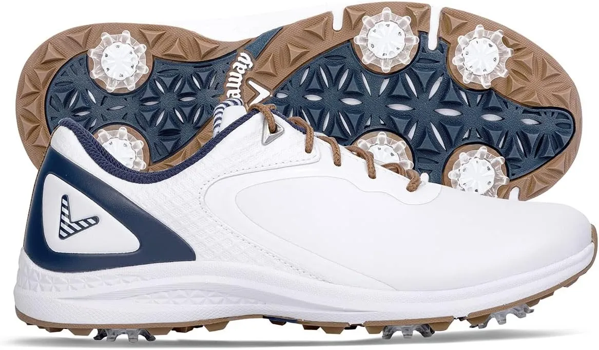 Callaway Footwear Women's Coronado v45 Sneaker, White, 11