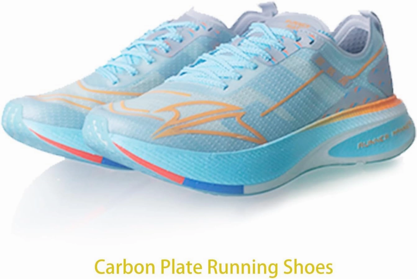 Carbon Plate Running Shoes for Women  Cushioned, Lightweight, Breathable, Non-Slip Road Sneakers