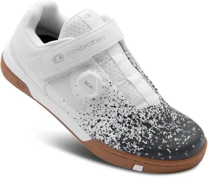 Crank Brothers Stamp BOA Shoes - Black/White - Gum - 11