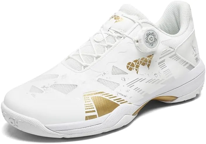 Cut Size Badminton Breathable Indoor and Outdoor Versatile White Shoes Anti Slip and wear-Resistant Volleyball Hard Floor Badminton Shoes