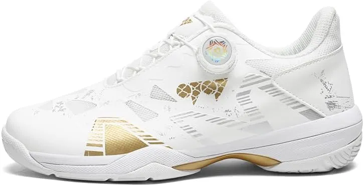 Cut Size Badminton Breathable Indoor and Outdoor Versatile White Shoes Anti Slip and wear-Resistant Volleyball Hard Floor Badminton Shoes