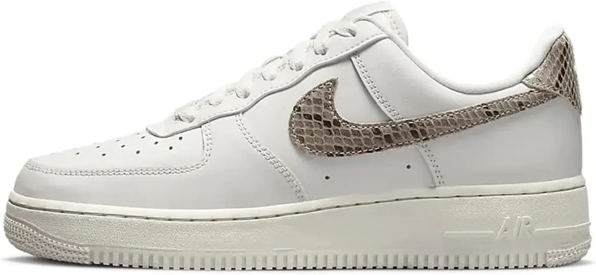 [DD8959-002] Womens Nike AIR FORCE 1 LOW '07 'SNAKESKIN PHANTOM' (W)