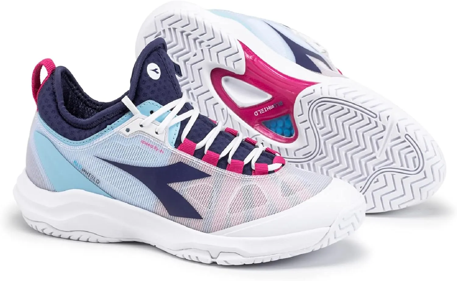 Diadora Women's Speed Blushield Fly 4  All Ground Tennis Shoe