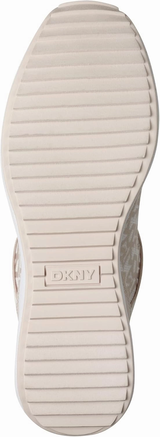 DKNY Women's Kalina Lace Up Wedge Sneaker with Side Zipper