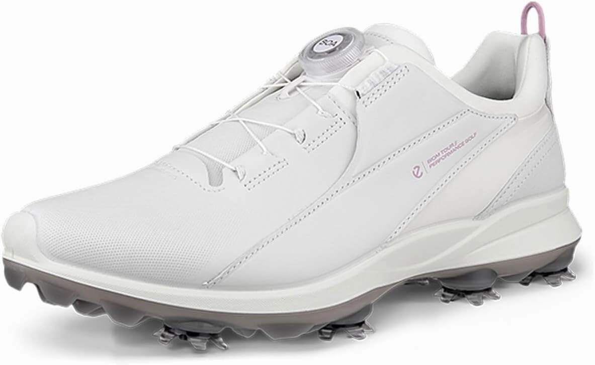 ECCO Women's Biom Tour Boa Waterproof Cleated Golf Shoe Sneaker