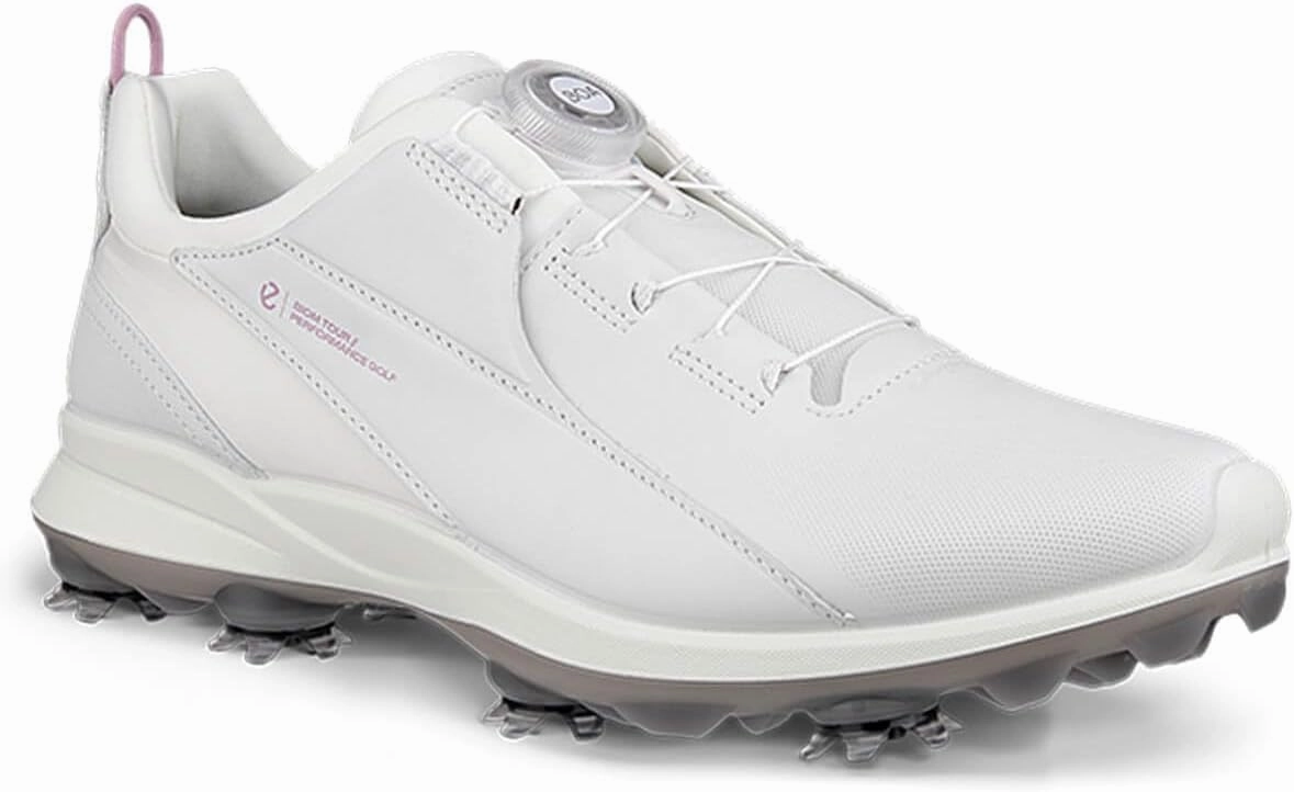 ECCO Women's Biom Tour Boa Waterproof Cleated Golf Shoe Sneaker