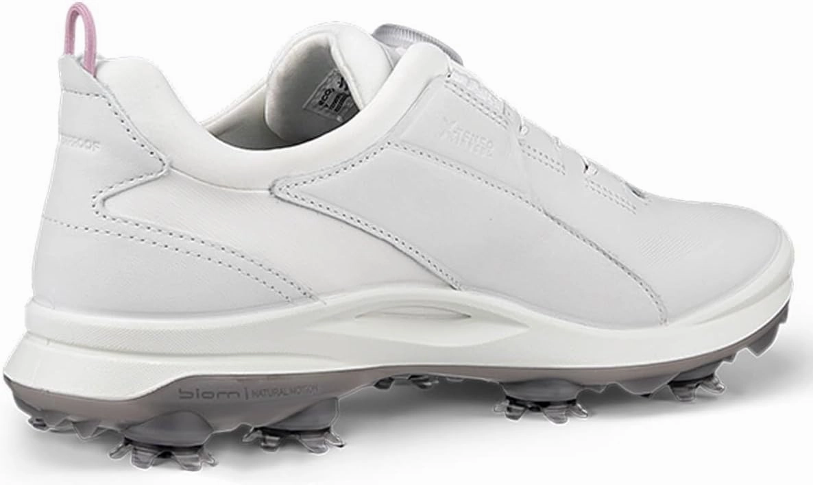 ECCO Women's Biom Tour Boa Waterproof Cleated Golf Shoe Sneaker