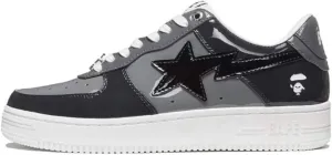 Ervkgm Sneakers for Women Men Classic Ape Head Logo Lightning Star Graphic Leather Trend Sports Shoes Low Top Skateboard Shoe