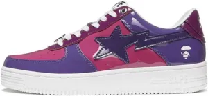 Ervkgm Sneakers for Women Men Classic Ape Head Logo Lightning Star Graphic Leather Trend Sports Shoes Low Top Skateboard Shoe