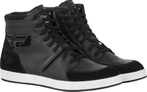 Fly Racing Street M16 Leather Riding Shoes (10) (Black)