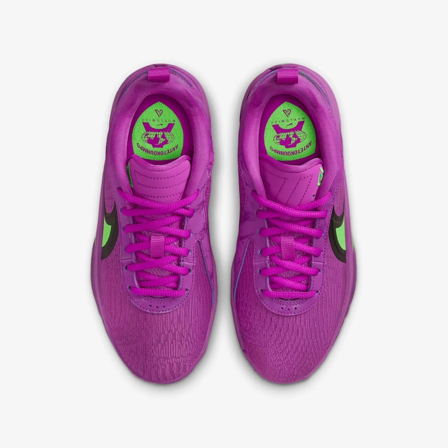 Giannis Freak 6 Big Kids' Basketball Shoes (FQ7378-500, Bold Berry/Hyper Violet/Black/Green Strike)