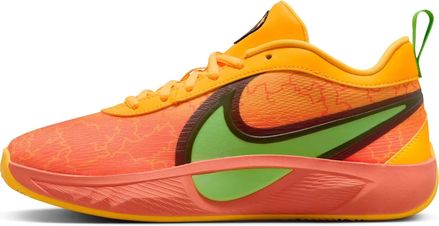 Giannis Freak 6 Big Kids' Basketball Shoes (FQ7378-601, Light Wild Mango/Black/Laser Orange/Action Green) Size 6