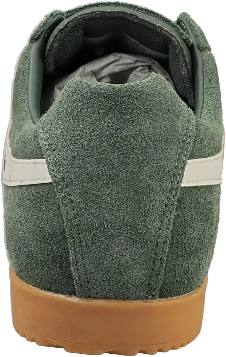 Gola Harrier Womens Classic Trainers in Green Off White