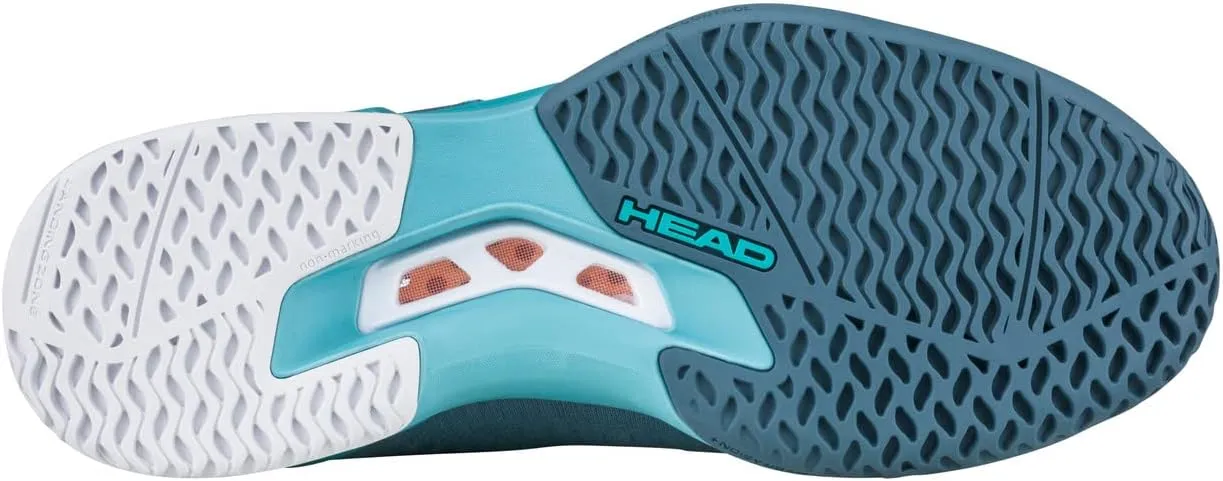HEAD Women's Sprint Pro 3.5 Tennis Shoes (US, Blue Turquoise, Numeric_6)