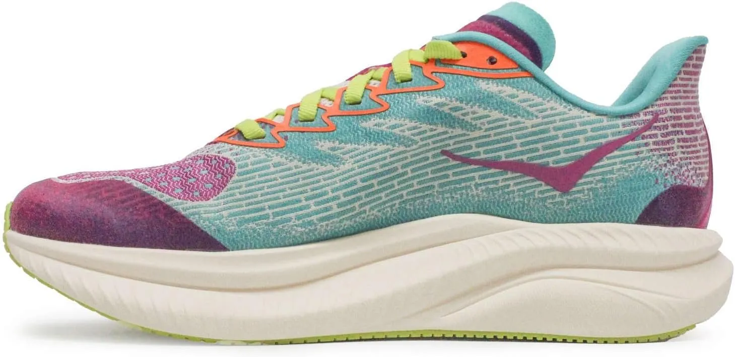 HOKA ONE ONE Unisex-Child Mach 6 (Big Kid) Sneaker