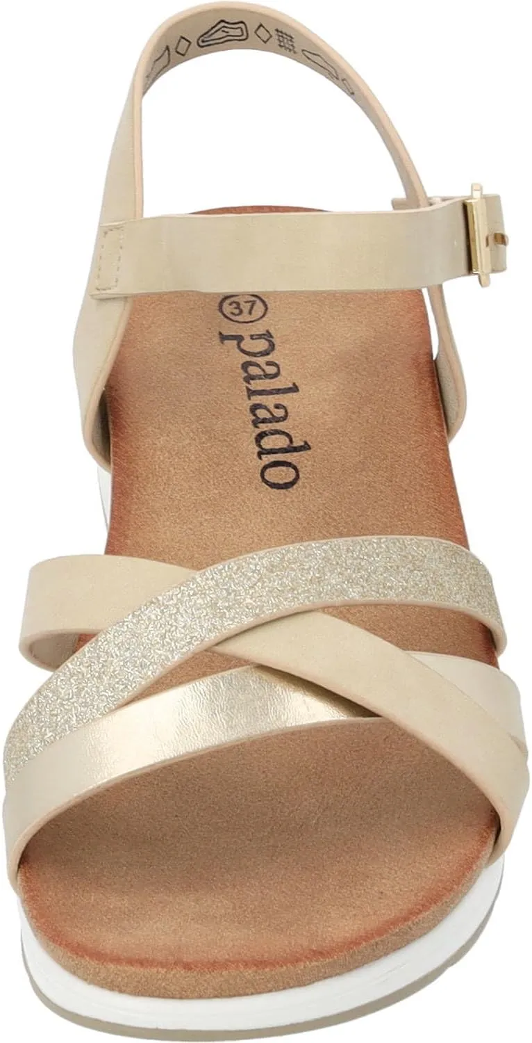 Jantai Women's Sandals, Fashionable Mules, Elegant Summer Shoes, Comfortable Sandals with Adjustable Strap
