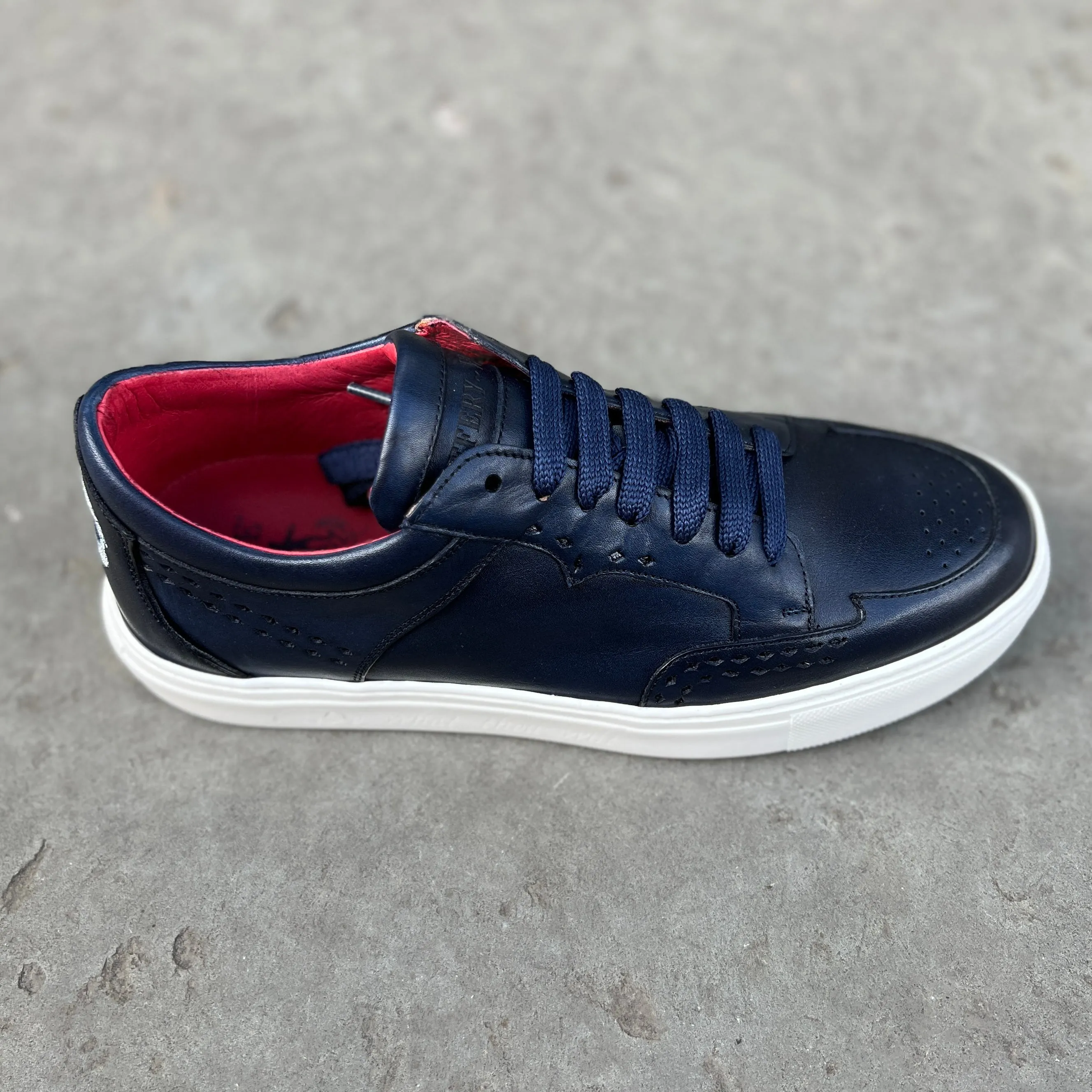 Jeffery West Apolo K740 Dark Blue Leather