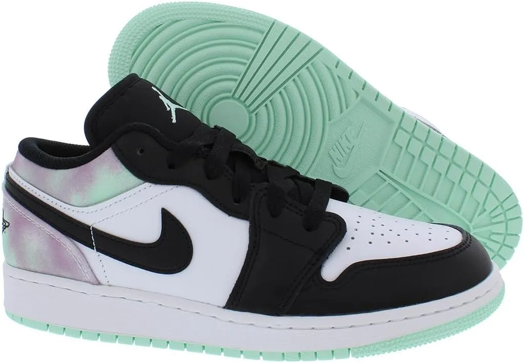Jordan Big Kid's 1 Low SE White/Light Bordeaux-Rush Pink (DM9037 100)