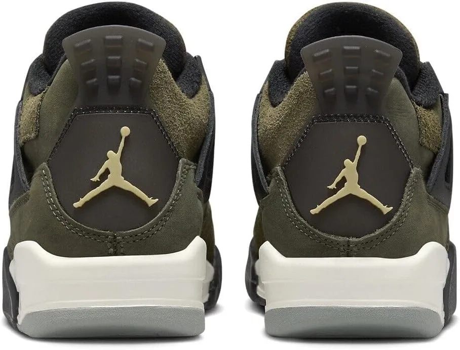 Jordan Big Kid's 4 Retro SE Craft Medium Olive/Pale Vanilla (FB9928 200)