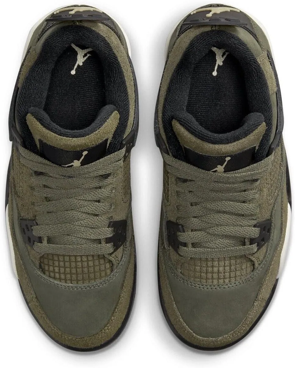 Jordan Big Kid's 4 Retro SE Craft Medium Olive/Pale Vanilla (FB9928 200)