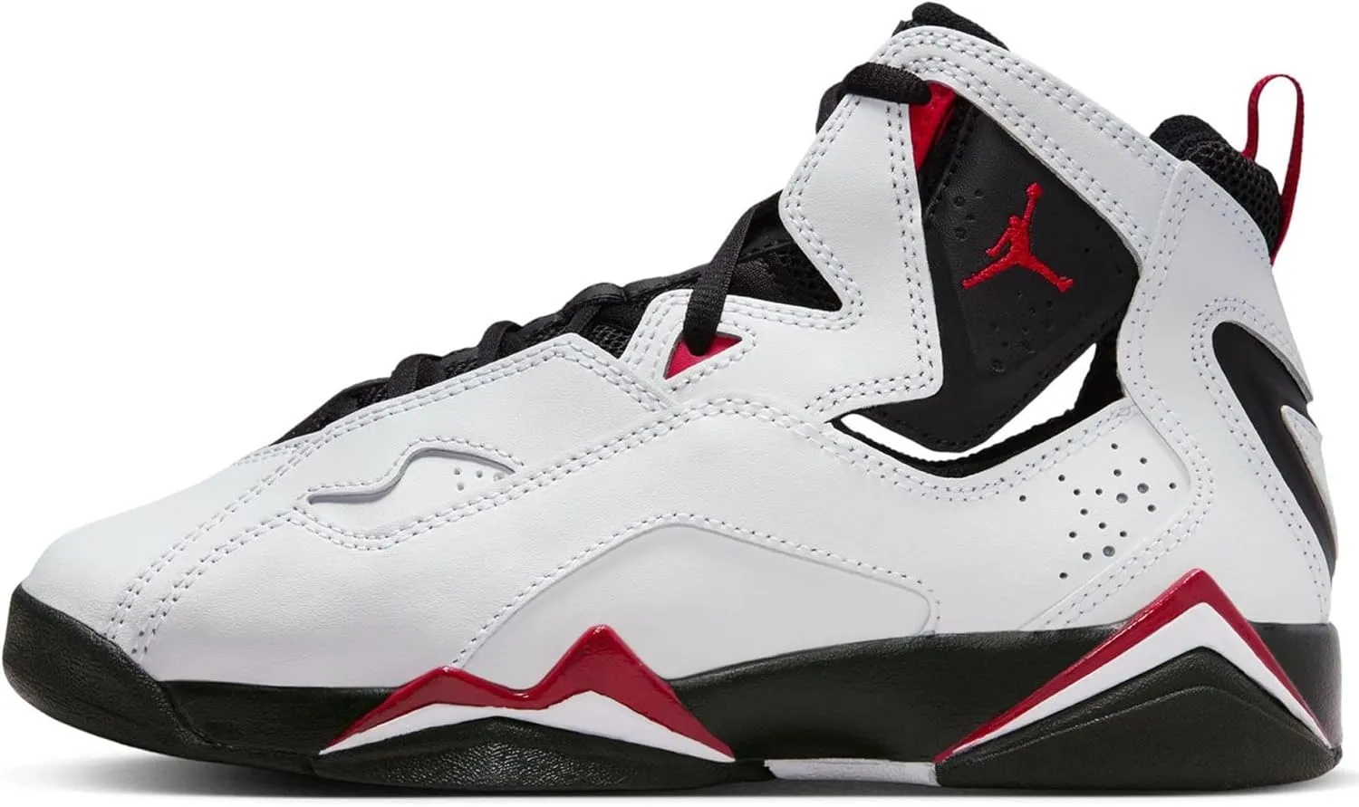 Jordan Big Kid's True Flight White/Varsity Red-Black (343795 160) - 5.5