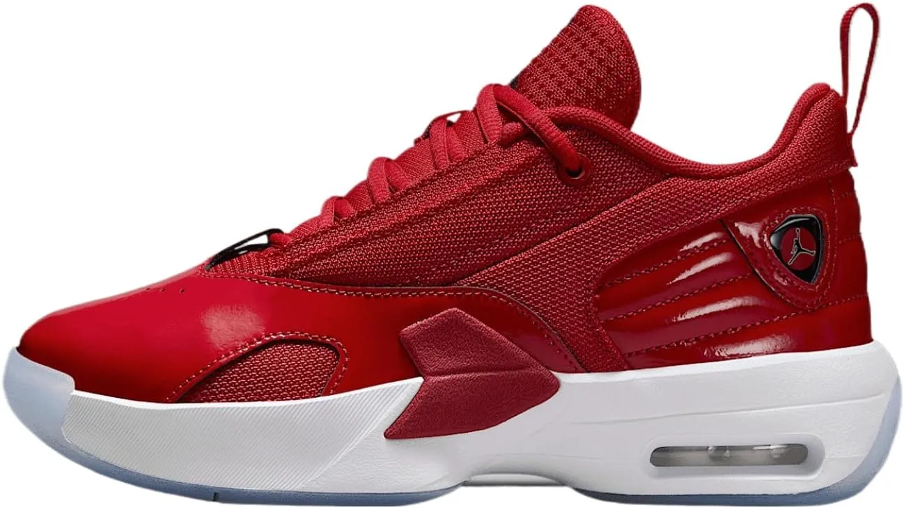 Jordan Max Aura 6 Big Kids' Shoes (FQ8297-601, Varsity Red/White/Clear/Black)