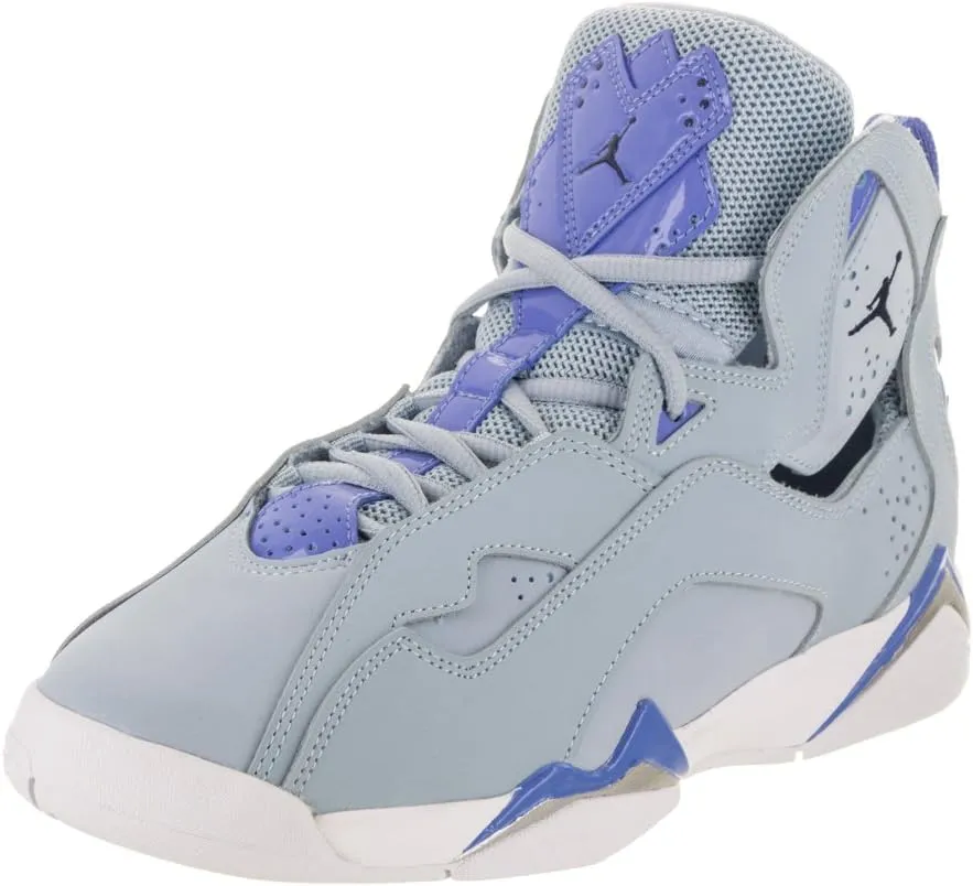 Jordan Nike Kids True Flight GG Lt Armory Blue/Midnight Navy Basketball Shoe 9 Kids US