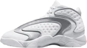 Jordan Nike Womens OG Basketball Shoes Sneaker Size 9 White/Silver