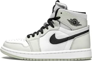 Jordan Nike Women's Wmns Air 1 Zoom CMFT Light Bone, Sea Glass/Black/White, 9.5W