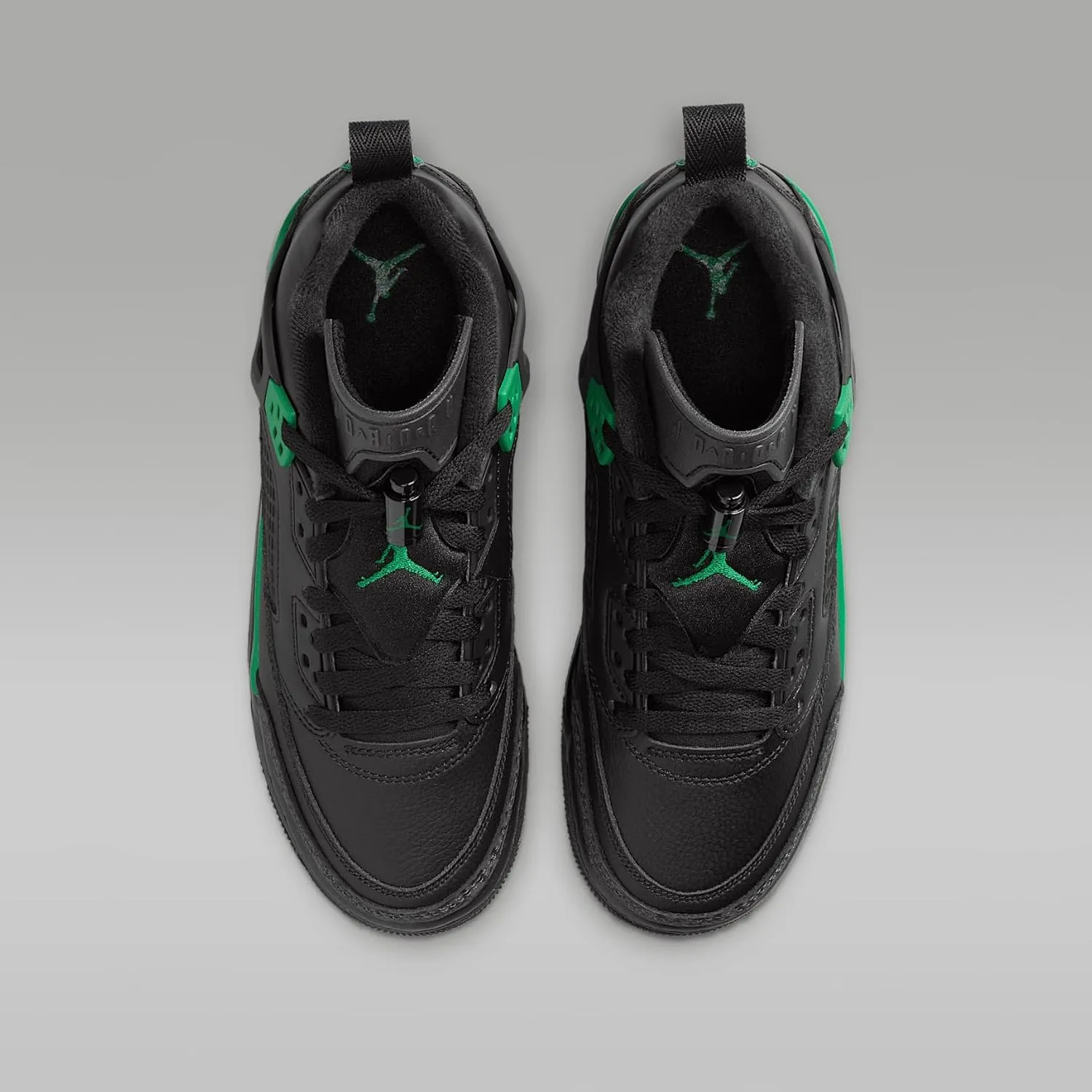 Jordan Spizike Low Big Kids' Shoes (FQ3950-003, Black/Anthracite/Pine Green)