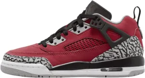 Jordan Spizike Low Big Kids' Shoes (FQ3950-600, Gym Red/Wolf Grey/Cool Grey/Black) Size 4