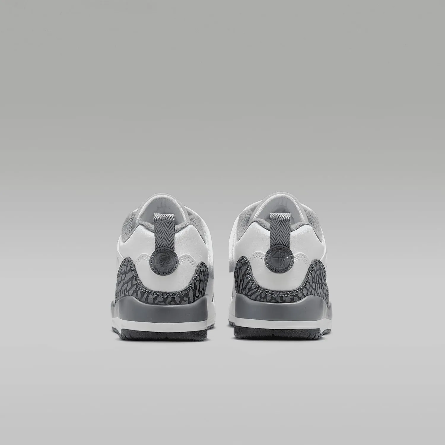 Jordan Spizike Low Little Kids' Shoes (FQ3951-102, White/Anthracite/Wolf Grey/Cool Grey)