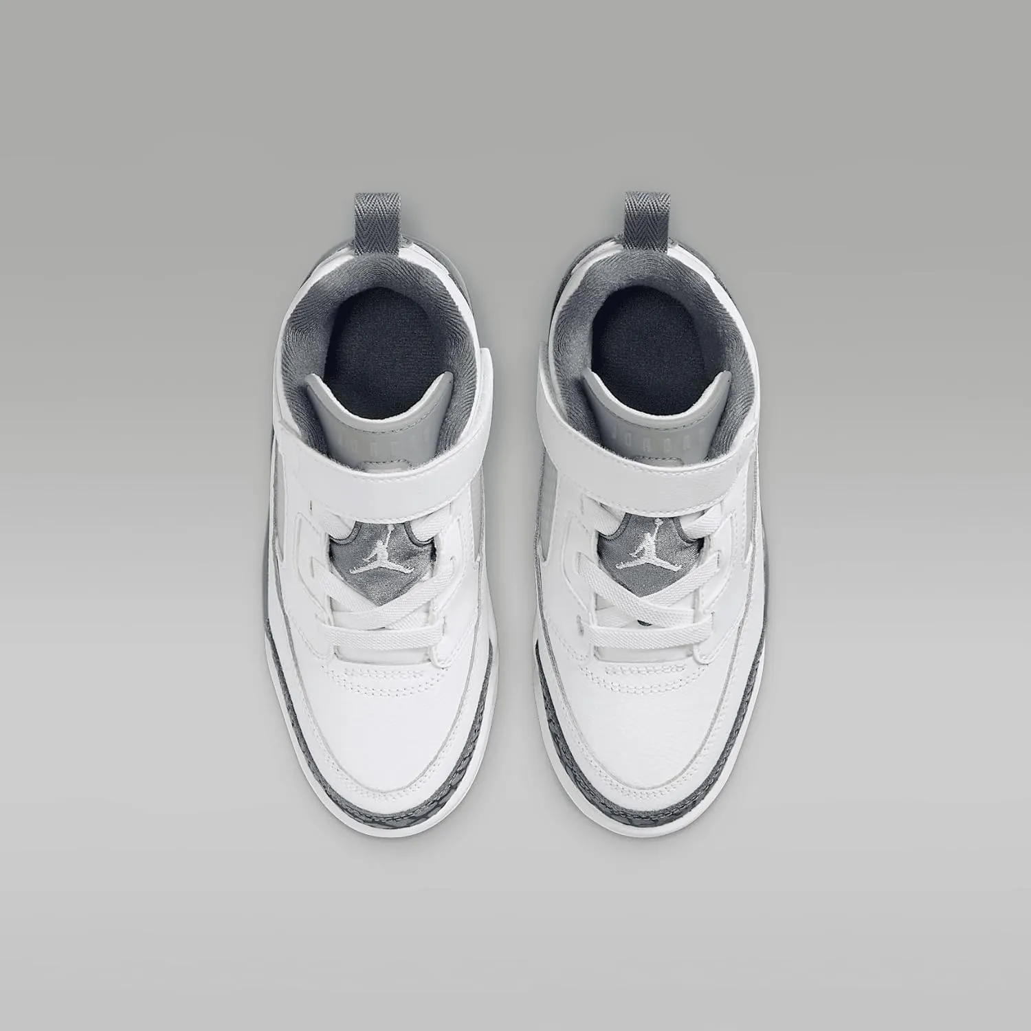 Jordan Spizike Low Little Kids' Shoes (FQ3951-102, White/Anthracite/Wolf Grey/Cool Grey)
