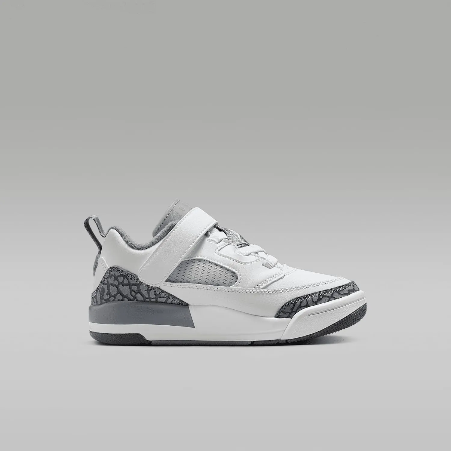 Jordan Spizike Low Little Kids' Shoes (FQ3951-102, White/Anthracite/Wolf Grey/Cool Grey)