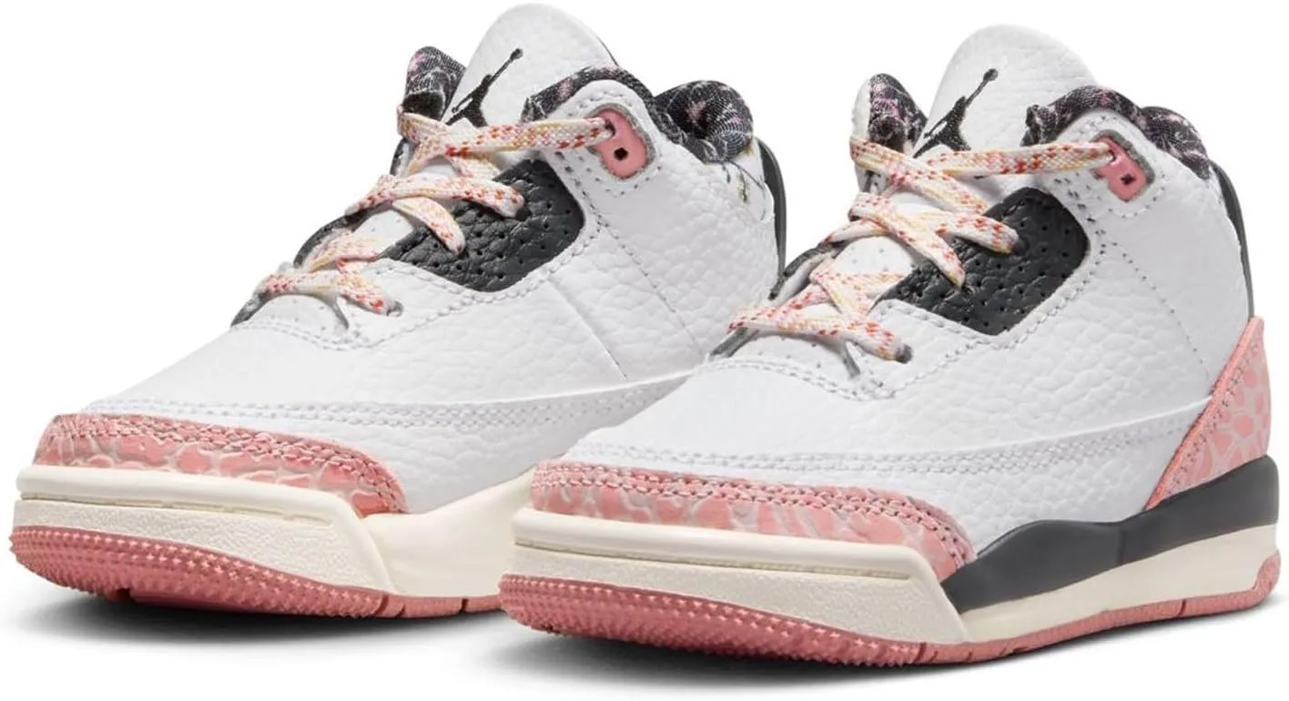 Jordan Toddler's 3 Retro White/Anthracite-Red Stardust (FQ9175 100)