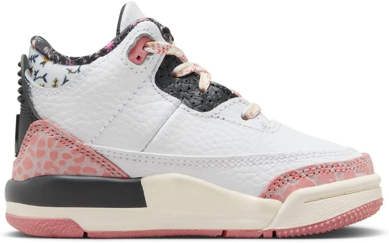 Jordan Toddler's 3 Retro White/Anthracite-Red Stardust (FQ9175 100)