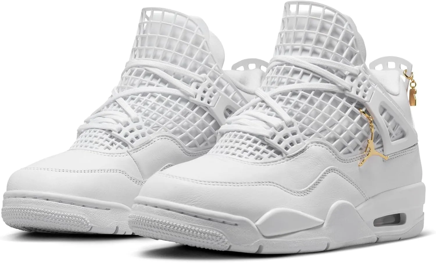 Jordan Women's Air 4 Net 'Triple White' - (FN7251 107)