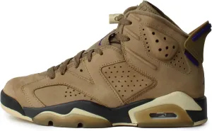 Jordan Womens Air 6 Gore-Tex Wmns Brown Kelp - Brown Kelp/Team Gold/Shadow Brown/Court Purple - Size 7W