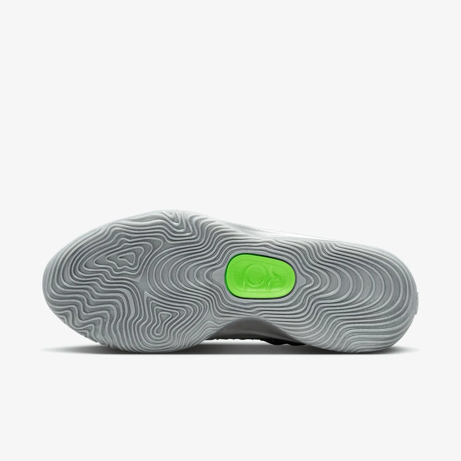 KD18 EYBL Rocket Power Basketball Shoes (IF2519-001, Metallic Silver/Green Strike/Dusty Sage/Dark Smoke Grey)