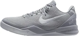 Kobe 8 Big Kids' Basketball Shoes (FN0266-003, Wolf Grey/Wolf Grey/White) Size 4