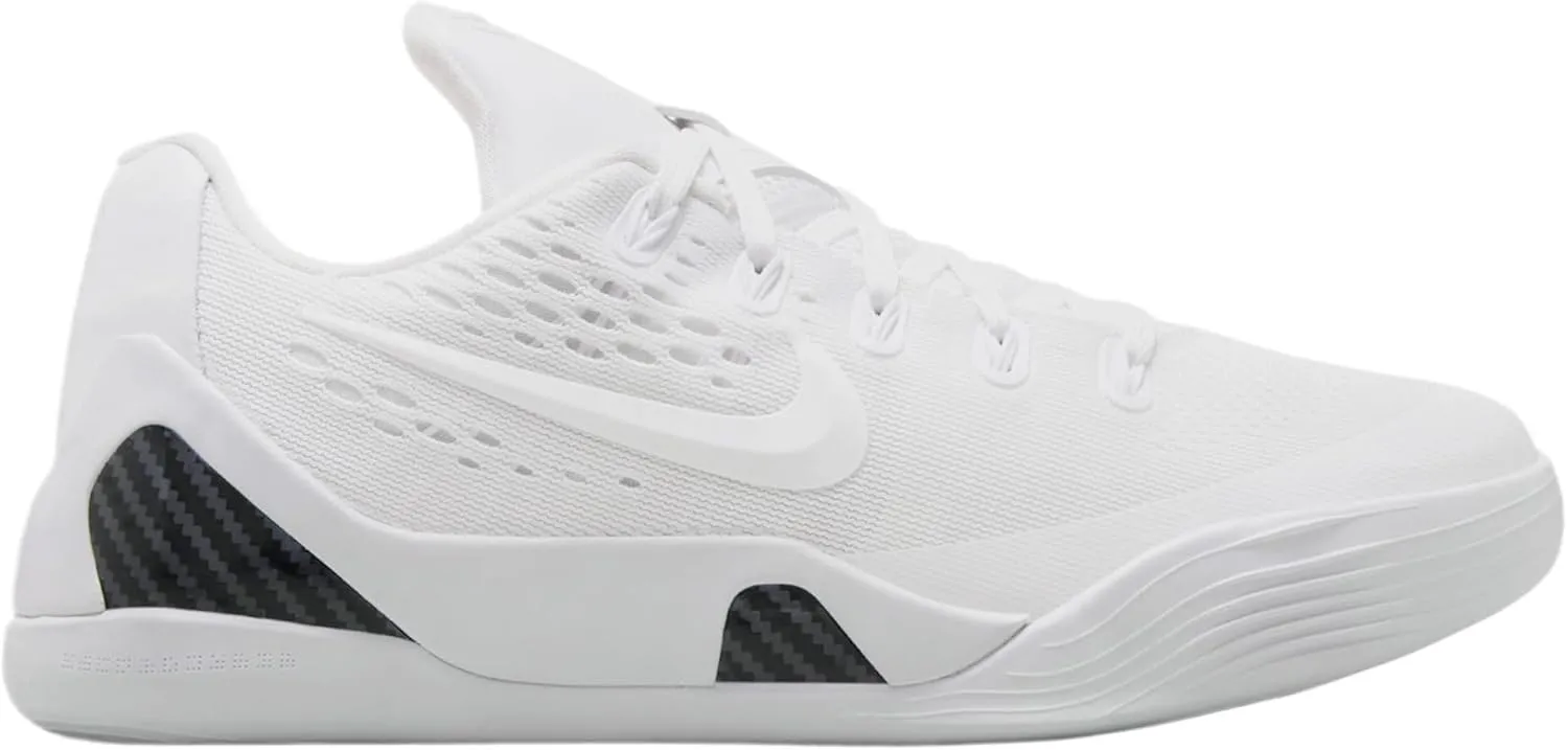 Kobe 9 Elite Protro Halo Grade School Basketball Shoes (White) (FV3607-100, White)