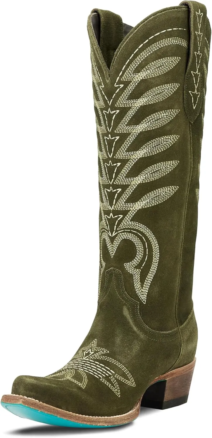 Lane Boots Squash Blossom - Olive Suede