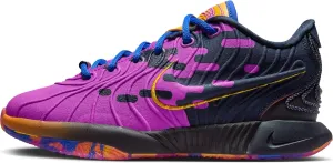 Lebron XXI SE Summerverse Big Kids' Basketball Shoes (FN5040-500, Hyper Violet/Obsidian/University Gold/Hyper Royal) Size 5.5